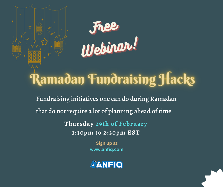 Ramadan Fundraising Hacks - Free Webinar